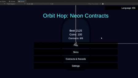 Orbit Hop: Neon Contracts - Screenshot 1
