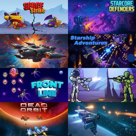 Space shooting games