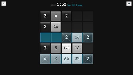 Black 2048 - Screenshot 2