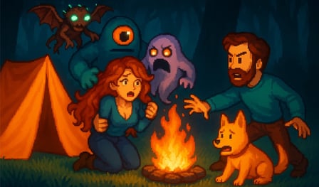 Floresta mística: fuja e sobreviva