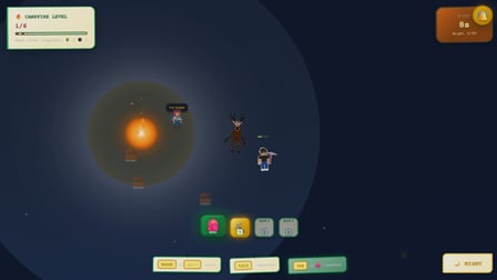 99 Nights! Survival in 2d world! - Screenshot 1