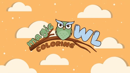 Magic Owl Coloring