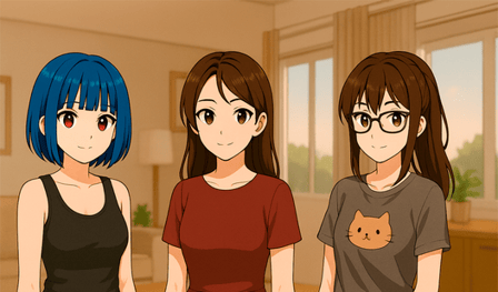 Step sisters chat. Anime correspondence