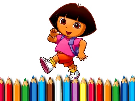 BTS Dora Coloring Book