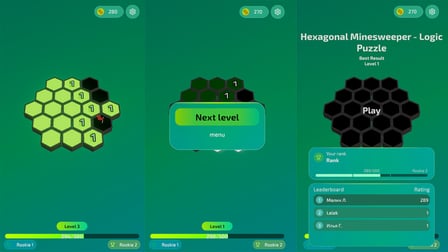 Hexagonal Minesweeper - Logic Puzzle - Screenshot 2