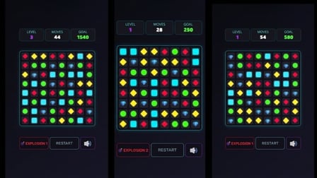 Geometry. Three in a row. - Screenshot 2