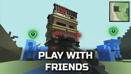 Red & Blue: Online. Build! Destroy! Fight! - Screenshot 1