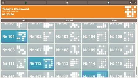 Crosswords: Big Collection - Captura de tela 4