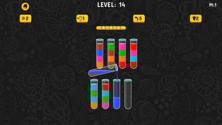 Color Water Sort 3D - Screenshot 1