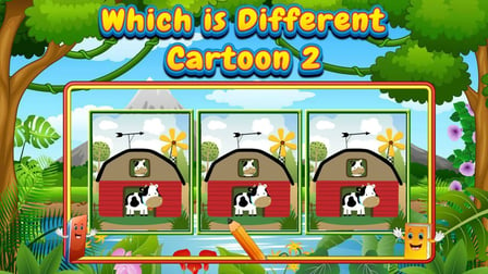 Which Is Different Cartoon 2