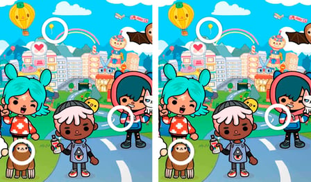 Toca Boca: Spot the differences!