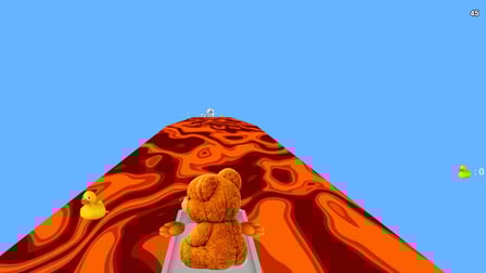 Racing in the bathtub - Screenshot 1