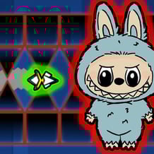 Labubu - Wave Geometry Dash