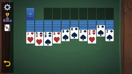 Spider Solitaire: Leader Battle (1, 2, 4 suits) - Screenshot 2