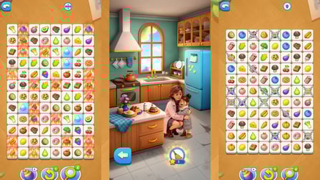 Pair Match: Fix Ruined House - Screenshot 1