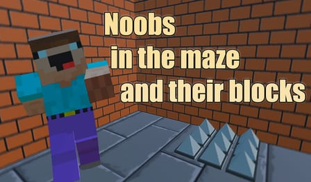 Noobs in the maze and their blocks