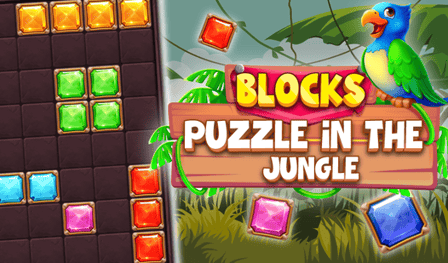 Blocks Puzzle in the Jungle