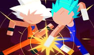 Battle of the sticks. Dragon Fight