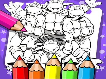 Ninja Turtle Coloring Book