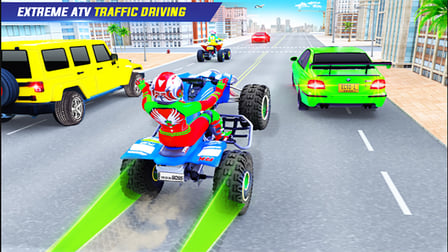 Quad Bike Traffic Racing Mania