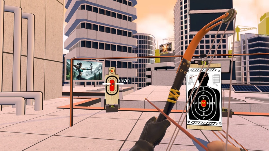Archery with 3D physics cover