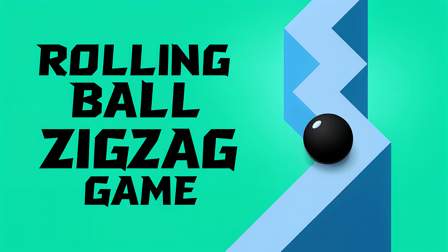 Rolling Ball ZigZag Game