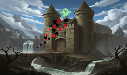 Solitaire "The Mystery of Castle Crestinole".