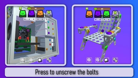 Screw Crew 3D: Unscrew the Bolts! - Screenshot 2