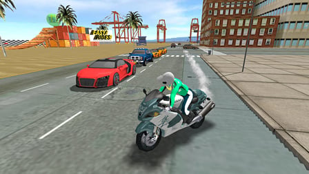 Sports bike simulator Drift 3D