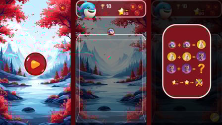 Merging cute little animals - Screenshot 1