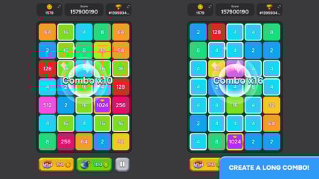 Mellsy: 2048 Block Merge - Screenshot 3