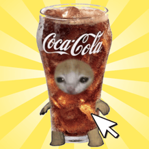 Evolution of Drinks with a Sad Kitten