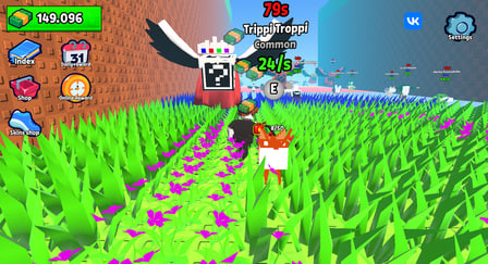 Mow the Lawn for Brainrots: Online - Screenshot 1