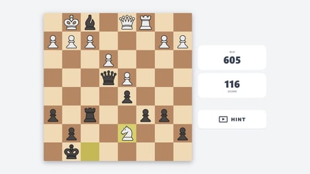 Chess puzzles: find the best move - Screenshot 3