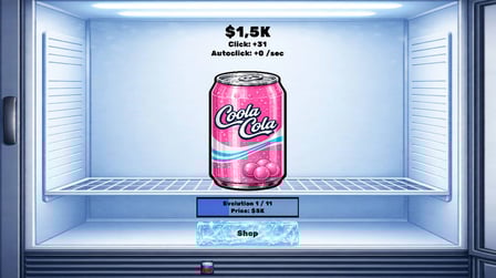 Clicker evolution of drinks - Screenshot 1
