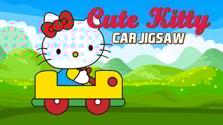 Cute Kitty Car Jigsaw