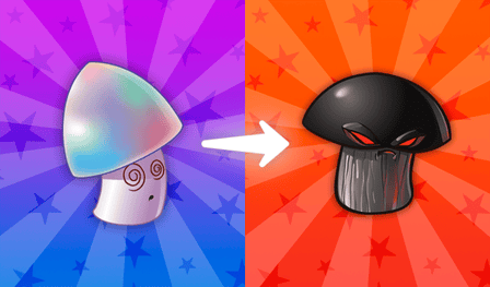 Merge Night Mushrooms: Evolution!