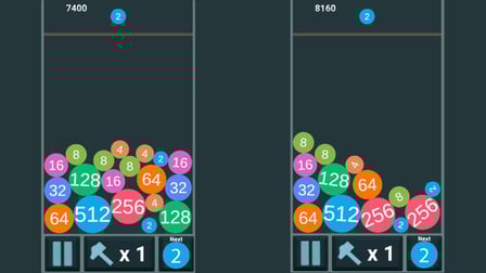 Drop Ball: Merge 2048 - Screenshot 2