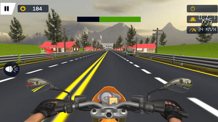 Moto Bike Highway Racing Game - Screenshot 1