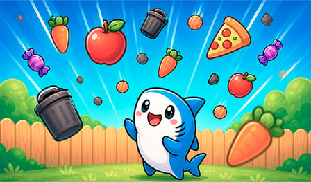 Hungry Sharh - Catch the Food!