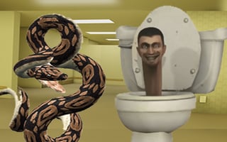 Python Snake Kill Skibidi Toilet Backrooms