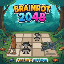 Brainrot 2048: MERGE & EVOLVE