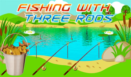 Fishing with three rods
