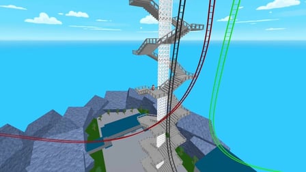 Obby: World`s Tallest Roller Coaster - Screenshot 6