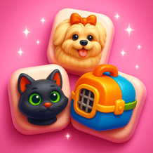 Pets, Find and Merge Tile Match
