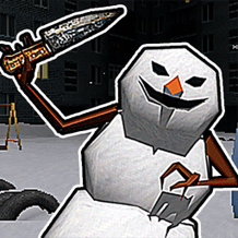 Santa with a shotgun