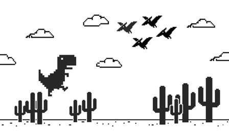 Jumping Dinosaur - the legendary browser game!