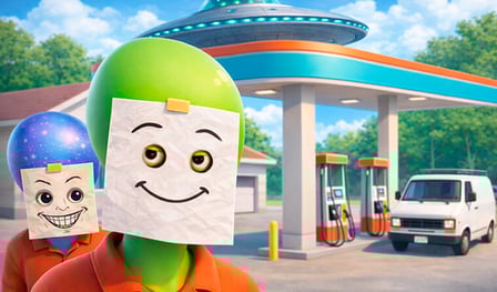 Gas Station Simulator with Aliens