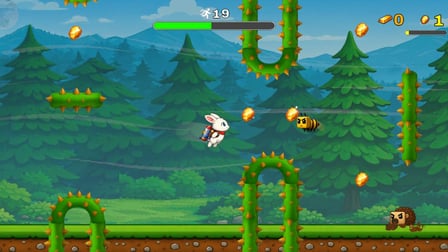 Jetpack Rabbit - Screenshot 1