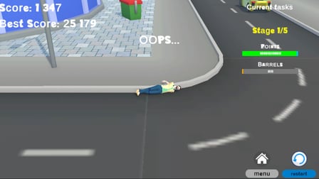 Flying Poor Guy - Screenshot 2